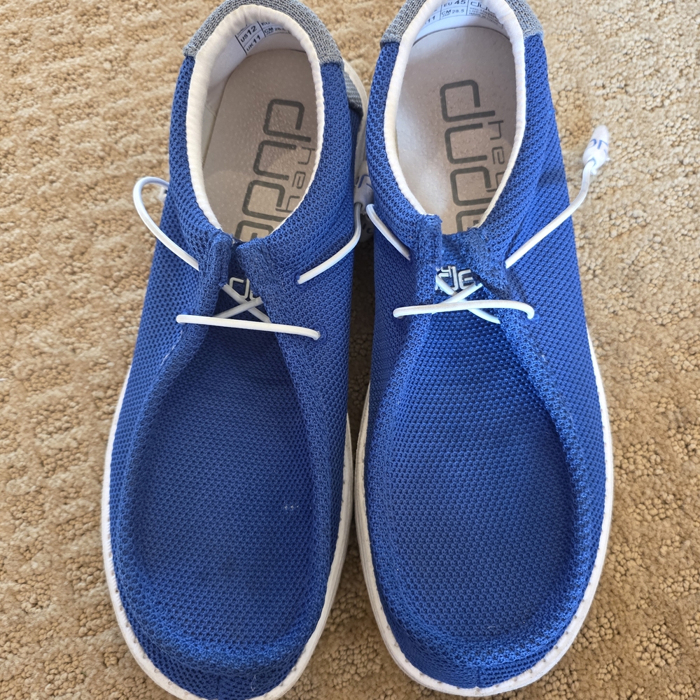 Hey Dude Men's Royal Blue Loafers